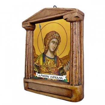 Αρχάγγελος Μιχαήλ - Εικόνισμα με Κίονες