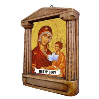 Παναγία Μήτηρ Θεού - Εικόνισμα με Κίονες