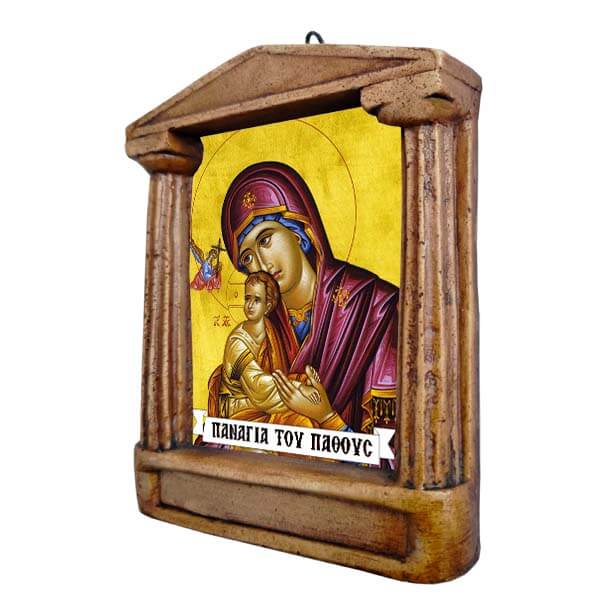 Παναγία του Πάθους - Εικόνισμα με Κίονες