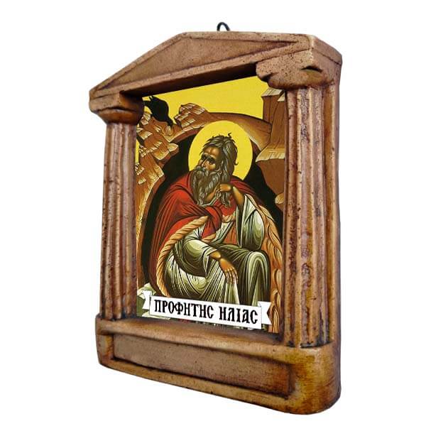 Προφήτης Ηλίας - Εικόνισμα με Κίονες