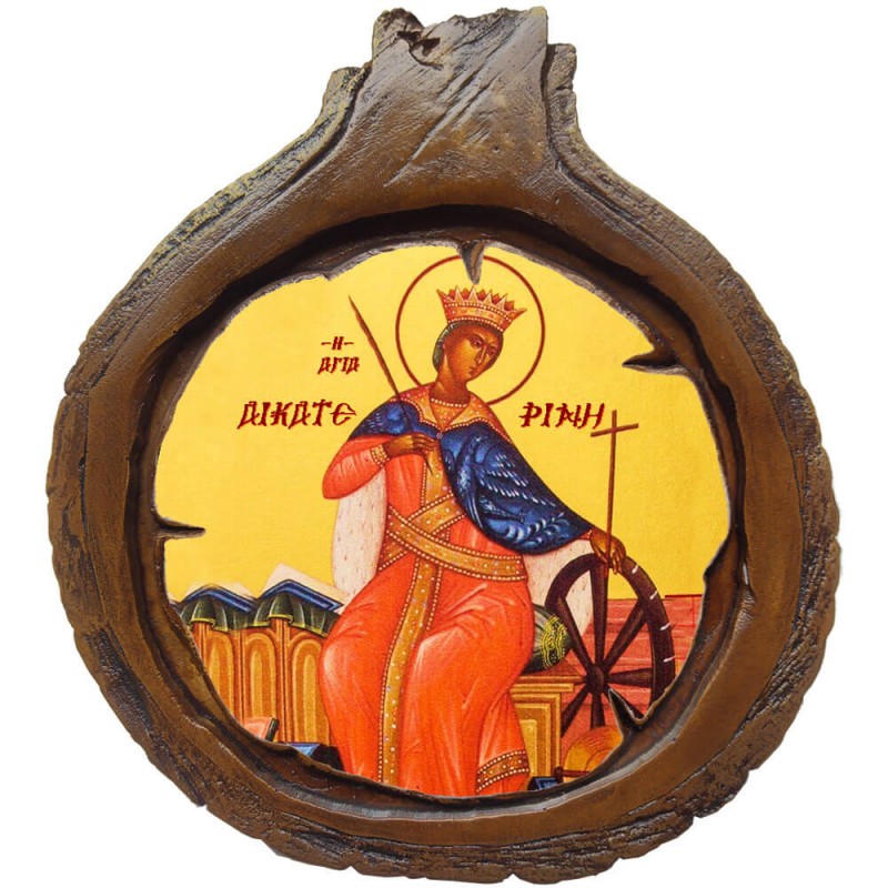 ΑΓΙΑ ΑΙΚΑΤΕΡΙΝΗ - Εικόνα Κορμός Δέντρου