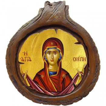 ΠΑΝΑΓΙΑ ΑΓΙΑ ΣΚΕΠΗ - Εικόνα Κορμός Δέντρου
