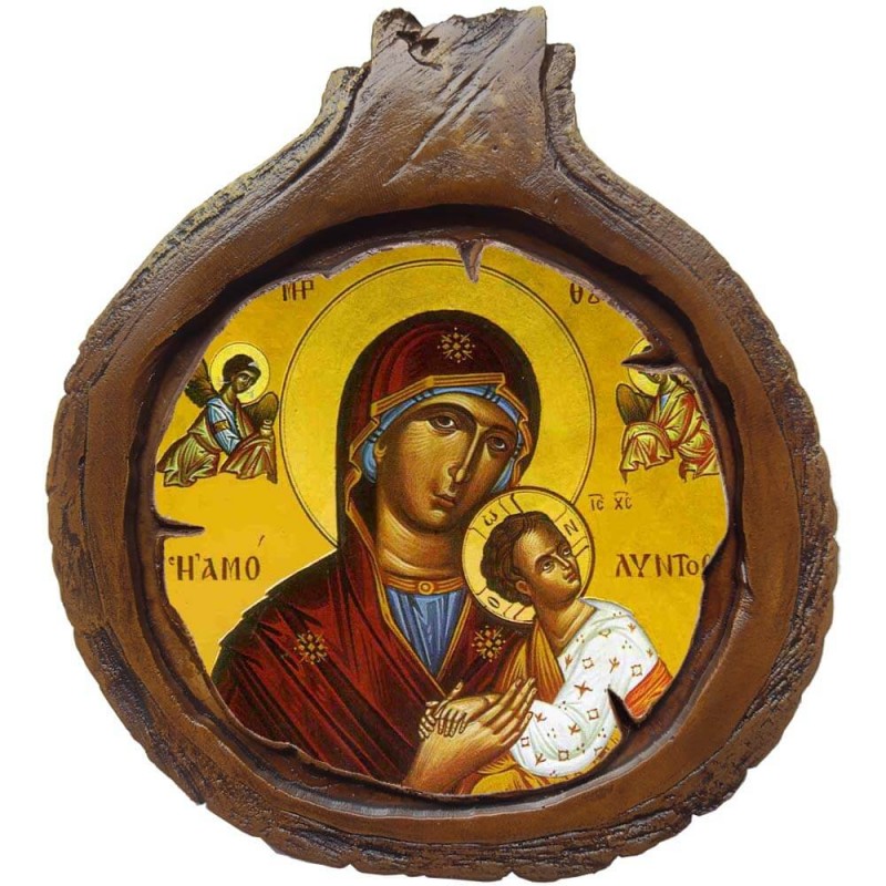 ΠΑΝΑΓΙΑ ΑΜΟΛΥΝΤΟΣ - Εικόνα Κορμός Δέντρου