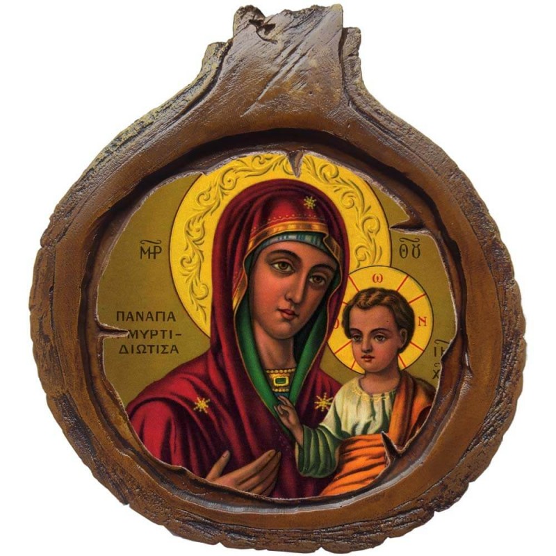 ΠΑΝΑΓΙΑ ΜΥΡΤΙΔΙΩΤΙΣΣΑ - Εικόνα Κορμός Δέντρου