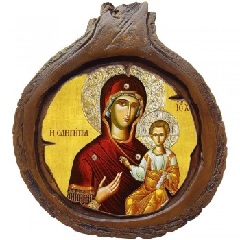 ΠΑΝΑΓΙΑ ΟΔΗΓΗΤΡΙΑ - Εικόνα Κορμός Δέντρου