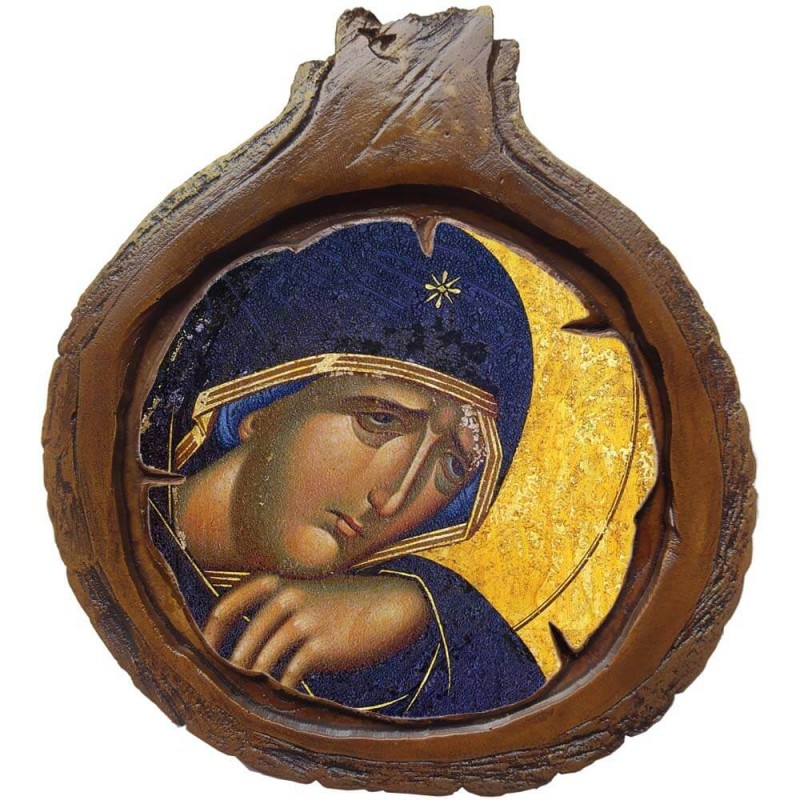 ΠΑΝΑΓΙΑ ΘΡΗΝΟΥΣΑ - Εικόνα Κορμός Δέντρου