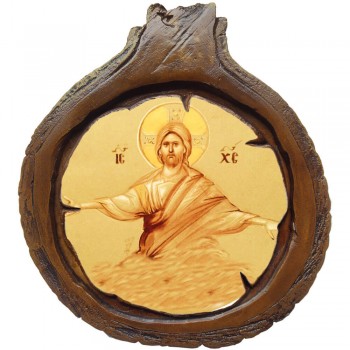 ΙΗΣΟΥΣ ΧΡΙΣΤΟΣ - Εικόνα Κορμός Δέντρου