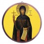 ΑΓΙΑ ΦΙΛΟΘΕΗ – Στρογγυλή Κεραμική Εικόνα 