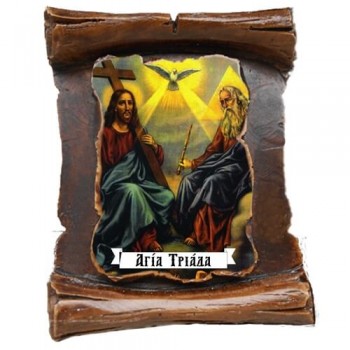 ΑΓΙΑ ΤΡΙΑΔΑ (μαγνητάκι-πάπυρος)