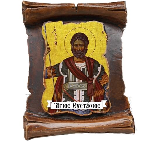 ΑΓΙΟΣ ΕΥΣΤΑΘΙΟΣ (μαγνητάκι-πάπυρος)