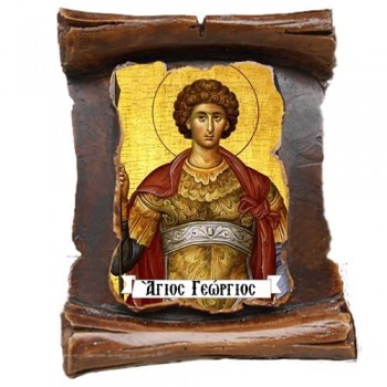 ΑΓΙΟΣ ΓΕΩΡΓΙΟΣ (μαγνητάκι-πάπυρος)