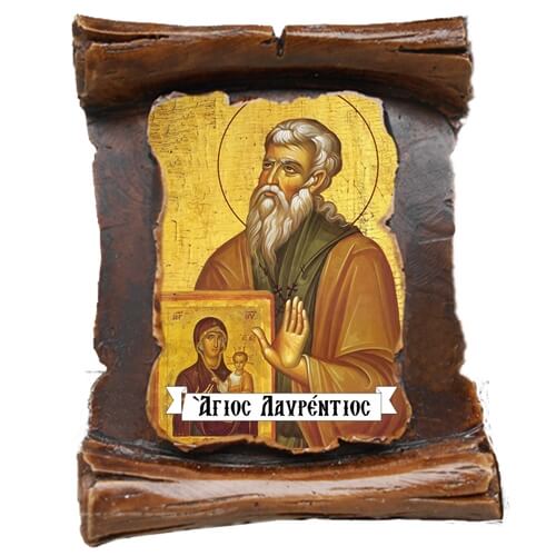 ΑΓΙΟΣ ΛΑΥΡΕΝΤΙΟΣ (μαγνητάκι-πάπυρος)