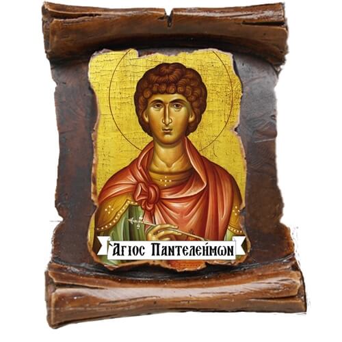 ΑΓΙΟΣ ΠΑΝΤΕΛΕΗΜΩΝ  (μαγνητάκι-πάπυρος)