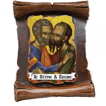 ΑΓΙΟΙ ΠΕΤΡΟΣ & ΠΑΥΛΟΣ  (μαγνητάκι-πάπυρος)
