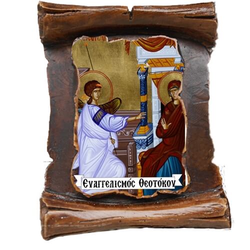 ΕΥΑΓΓΕΛΙΣΜΟΣ ΘΕΟΤΟΚΟΥ (μαγνητάκι-πάπυρος)