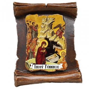 ΓΕΝΝΗΣΗ ΧΡΙΣΤΟΥ (μαγνητάκι-πάπυρος)