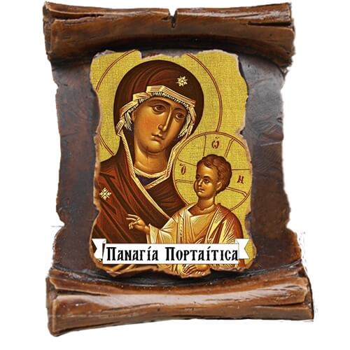 ΠΑΝΑΓΙΑ ΠΟΡΤΑΪΤΙΣΣΑ (μαγνητάκι-πάπυρος)