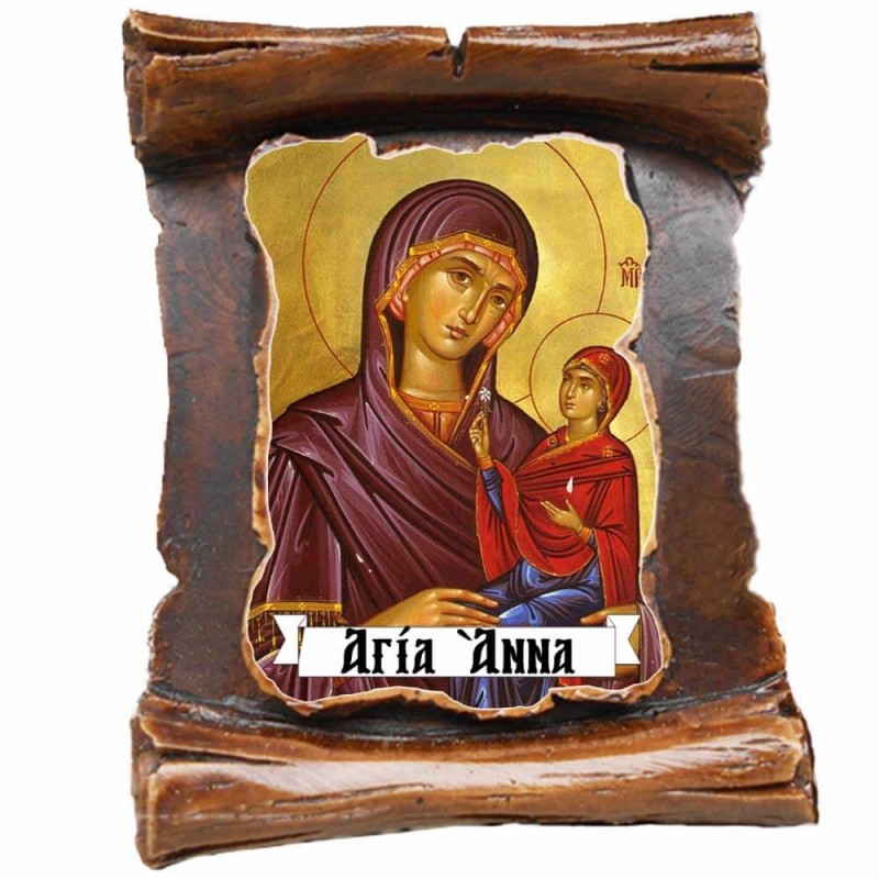 ΑΓΙΑ ΑΝΝΑ (μαγνητάκι-πάπυρος)
