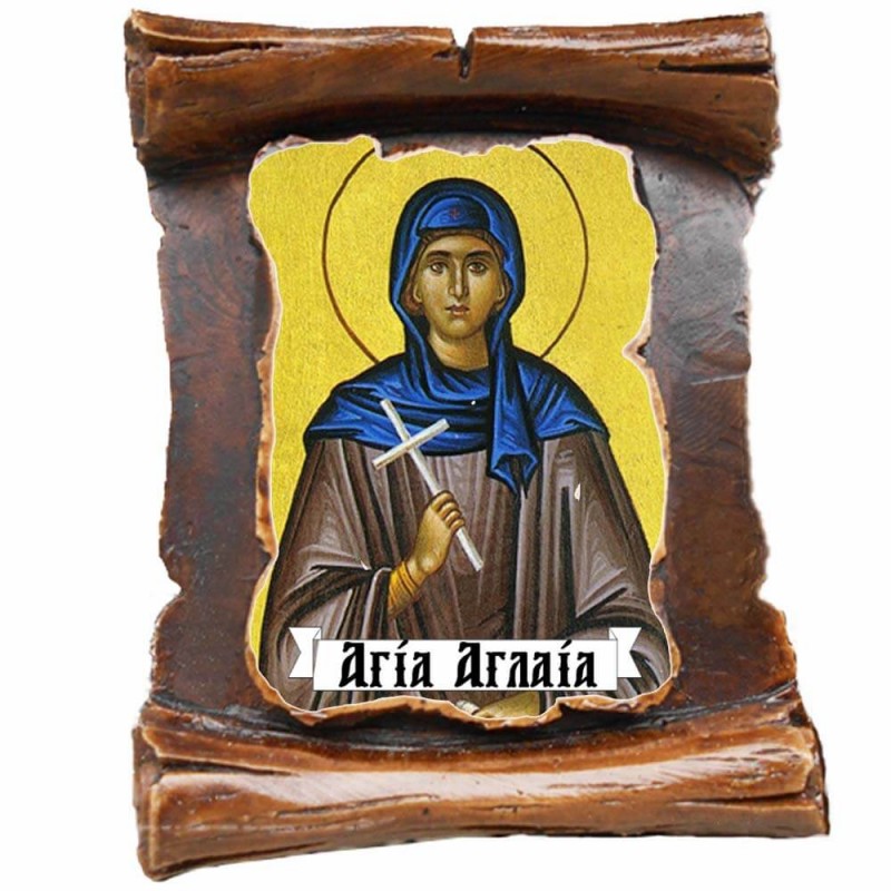 ΑΓΙΑ ΑΓΛΑΪΑ (μαγνητάκι-πάπυρος)