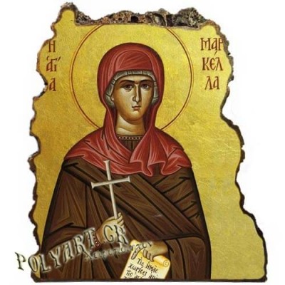 ΑΓΙΑ ΜΑΡΚΕΛΛΑ - Εικόνα Βράχος (Μεγάλη 20cm)