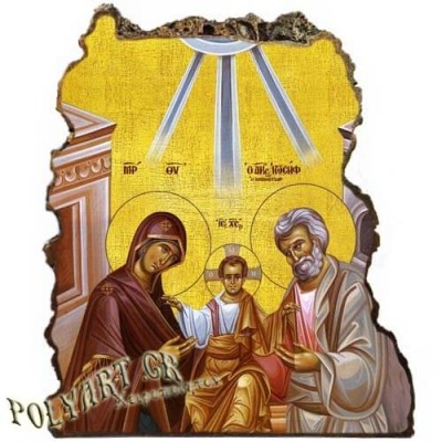 ΑΓΙΑ ΟΙΚΟΓΕΝΕΙΑ - Εικόνα Βράχος (Μεγάλη 20cm)