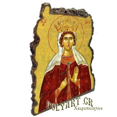 ΑΓΙΑ ΟΛΓΑ - Εικόνα Βράχος (Μεγάλη 20cm)