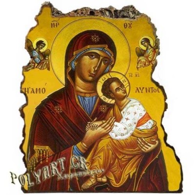 ΠΑΝΑΓΙΑ ΑΜΟΛΥΝΤΟΣ- Εικόνα Βράχος (Μεγάλη 20cm)