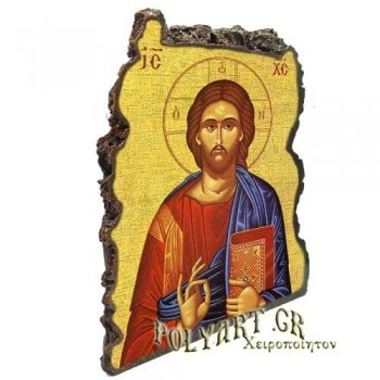 ΙΗΣΟΥΣ ΧΡΙΣΤΟΣ - Εικόνα Βράχος (Μεγάλη 20cm)