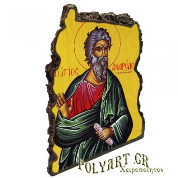 ΑΓΙΟΣ ΑΝΔΡΕΑΣ - Εικόνα Βράχος (Μεγάλη 20cm)