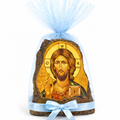 Μπομπονιέρα - Πέτρα Τοίχου με Εικόνα 