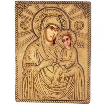 Μπομπονιέρα - Κεραμική εικονίτσα Παναγία η Οδηγήτρια (Εκπτωση έως -42%)