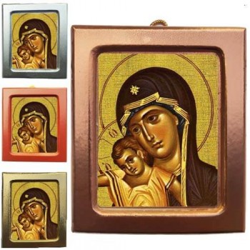 Μπομπονιέρα - Κεραμική Επιτοίχια Εικονίτσα  (4 Μεταλλικά Χρώματα)