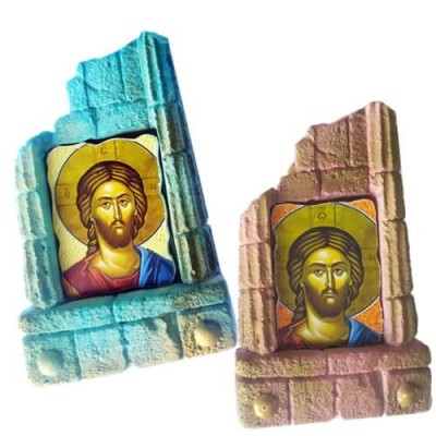 Μπομπονιέρα - Προσκυνητάρι σε κολώνες 