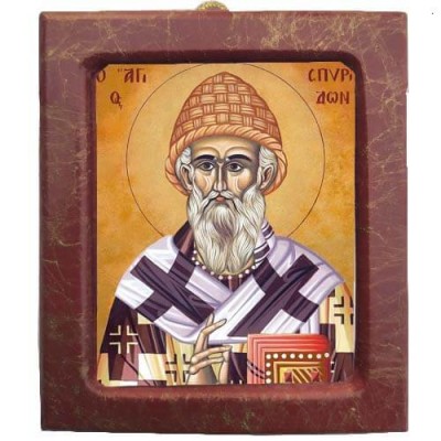 Μπομπονιέρα - Κεραμική Εικονίτσα Τεχνοτροπία (4 μεταλλικά χρώματα)