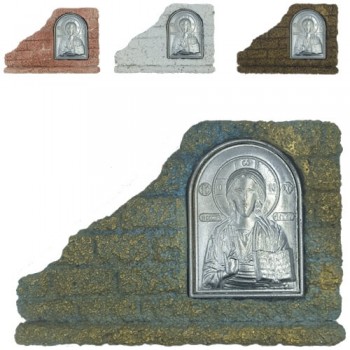 Μπομπονιέρα - Λιθόκτιστο Εικονοστάσι με τον Ιησού 