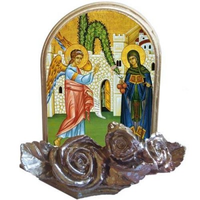 Μπομπονιέρα - Εικονίδιο με λουλούδια 