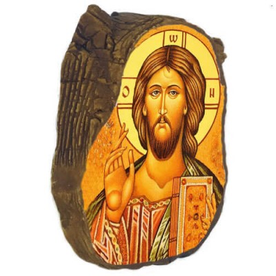 Μπομπονιέρα - Πέτρα Τοίχου με Εικόνα 