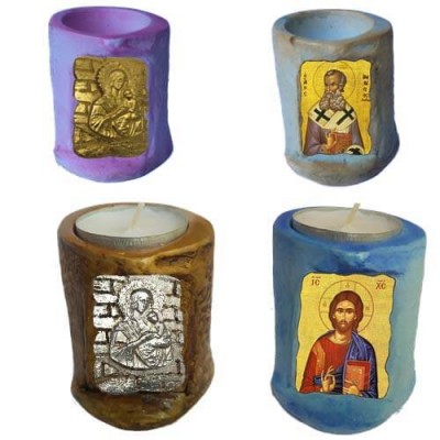 Μπομπονιέρα - Ξύλο Ρεσώ με Εικόνες Αγίων (Εκπτωση έως -42%)