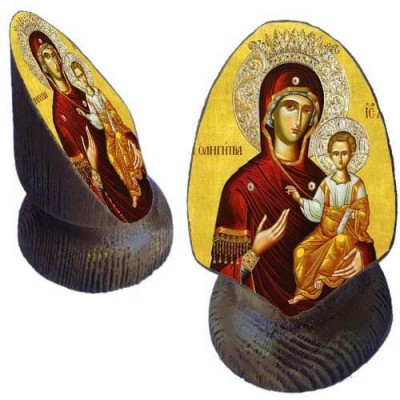 Μπομπονιέρα - Απομίμηση Φαλτσόξυλου με Εικονίτσες Αγίων (Εκπτωση έως -42%)