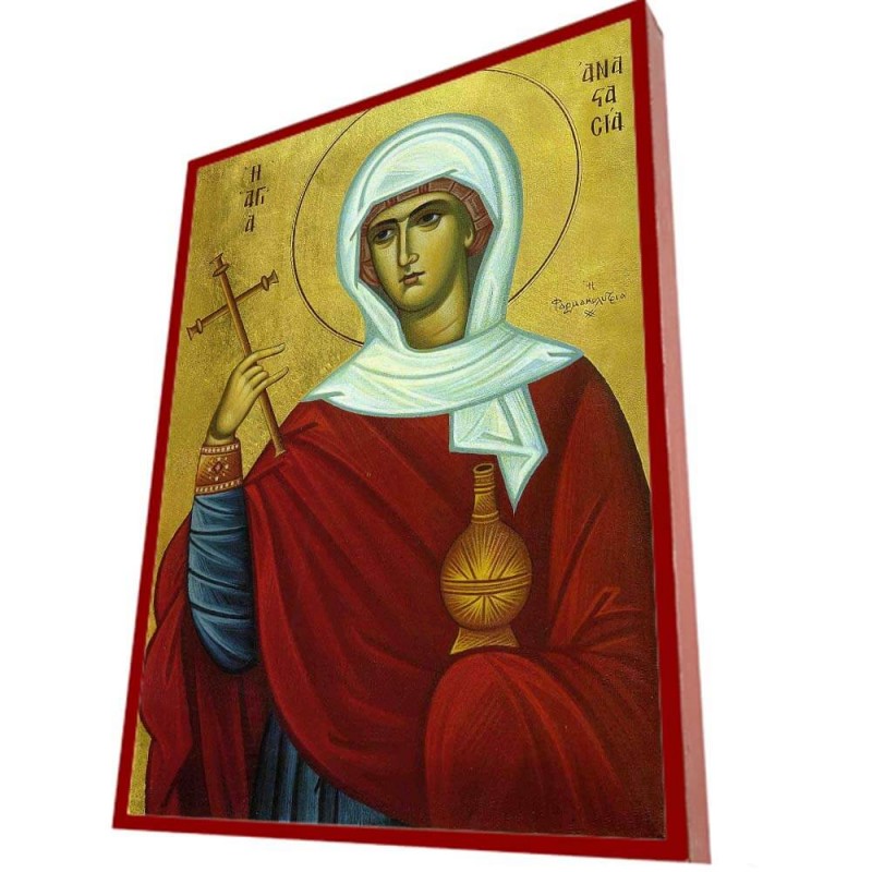ΑΓΙΑ ΑΝΑΣΤΑΣΙΑ – Οικονομική ξύλινη εικόνα 