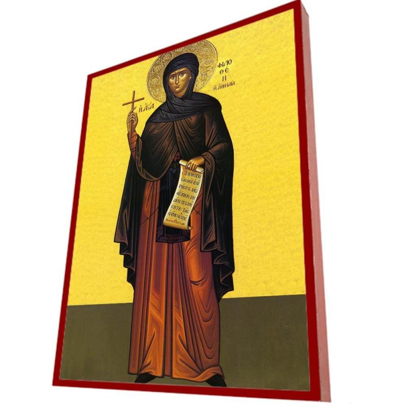 ΑΓΙΑ ΦΙΛΟΘΕΗ – Οικονομική ξύλινη εικόνα 