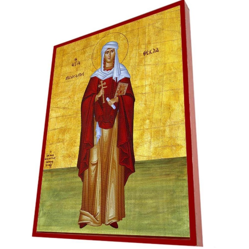 ΑΓΙΑ ΘΕΚΛΑ – Οικονομική ξύλινη εικόνα