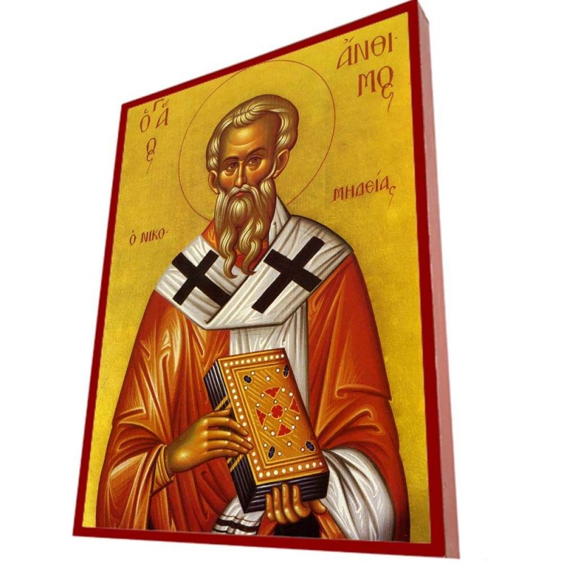 ΑΓΙΟΣ ΑΝΘΙΜΟΣ  – Οικονομική ξύλινη εικόνα