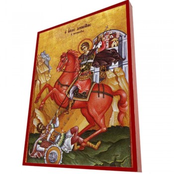 ΑΓΙΟΣ ΔΗΜΗΤΡΙΟΣ  – Οικονομική ξύλινη εικόνα