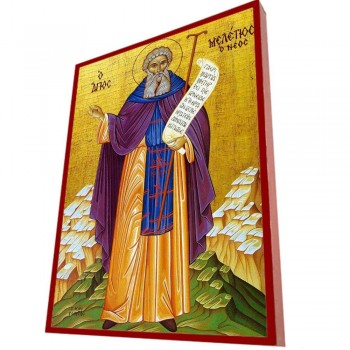 ΑΓΙΟΣ ΜΕΛΕΤΙΟΣ  – Οικονομική ξύλινη εικόνα