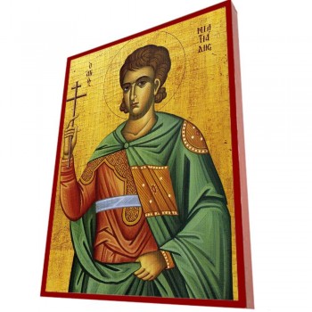 ΑΓΙΟΣ ΜΙΛΤΙΑΔΗΣ  – Οικονομική ξύλινη εικόνα