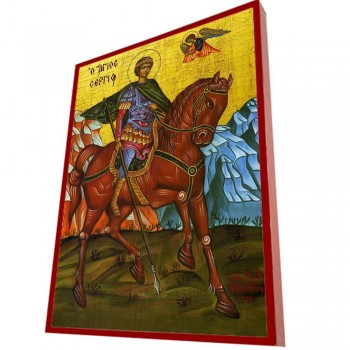 ΑΓΙΟΣ ΣΕΡΓΙΟΣ  – Οικονομική ξύλινη εικόνα