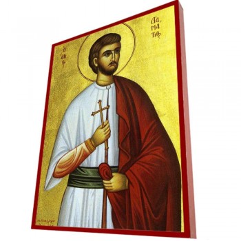 ΑΓΙΟΣ ΣΤΑΜΑΤΙΟΣ  – Οικονομική ξύλινη εικόνα