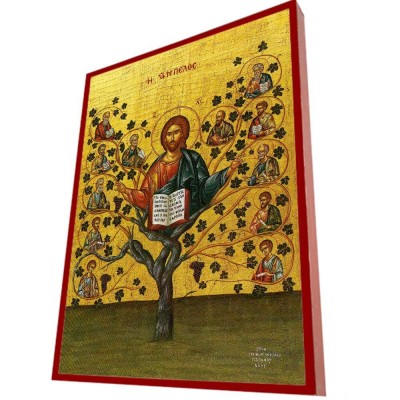 ΙΗΣΟΥΣ ΧΡΙΣΤΟΣ  – Οικονομική ξύλινη εικόνα