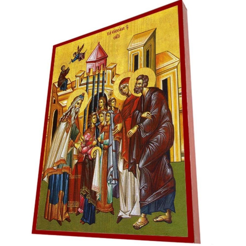 ΕΙΣΟΔΙΑ ΘΕΟΤΟΚΟΥ – Οικονομική ξύλινη εικόνα